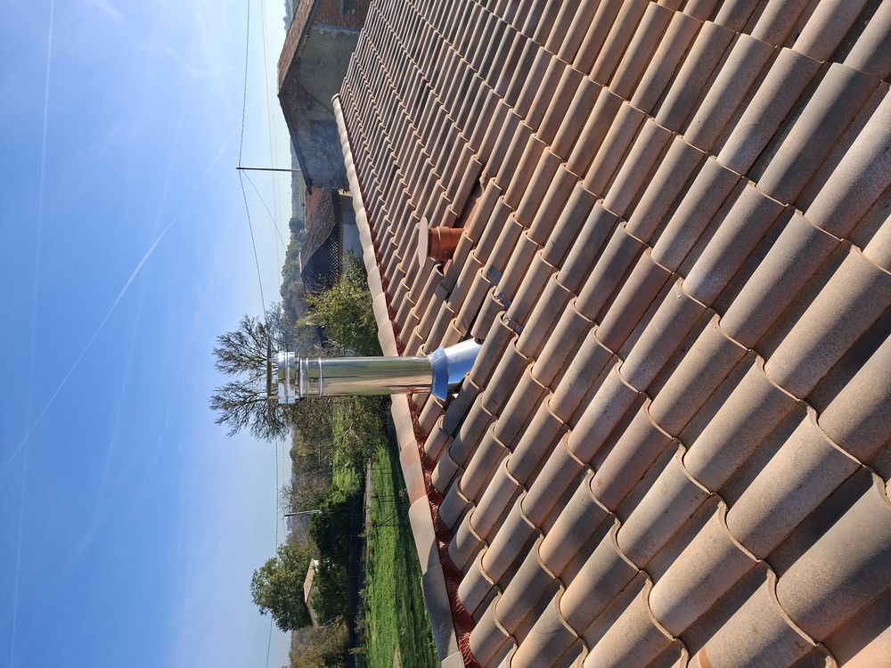 sortie de toit ORION JONCOUX solin plomb dans le Gers