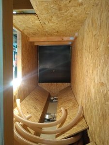 silo à granulés autoconstruit 4 tonnes dans le Gers (32)