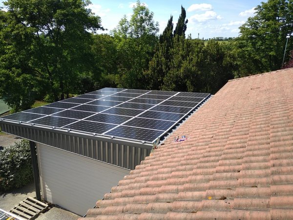 capteurs solaires photovoltaïques 8kWc dans le Gers (32)