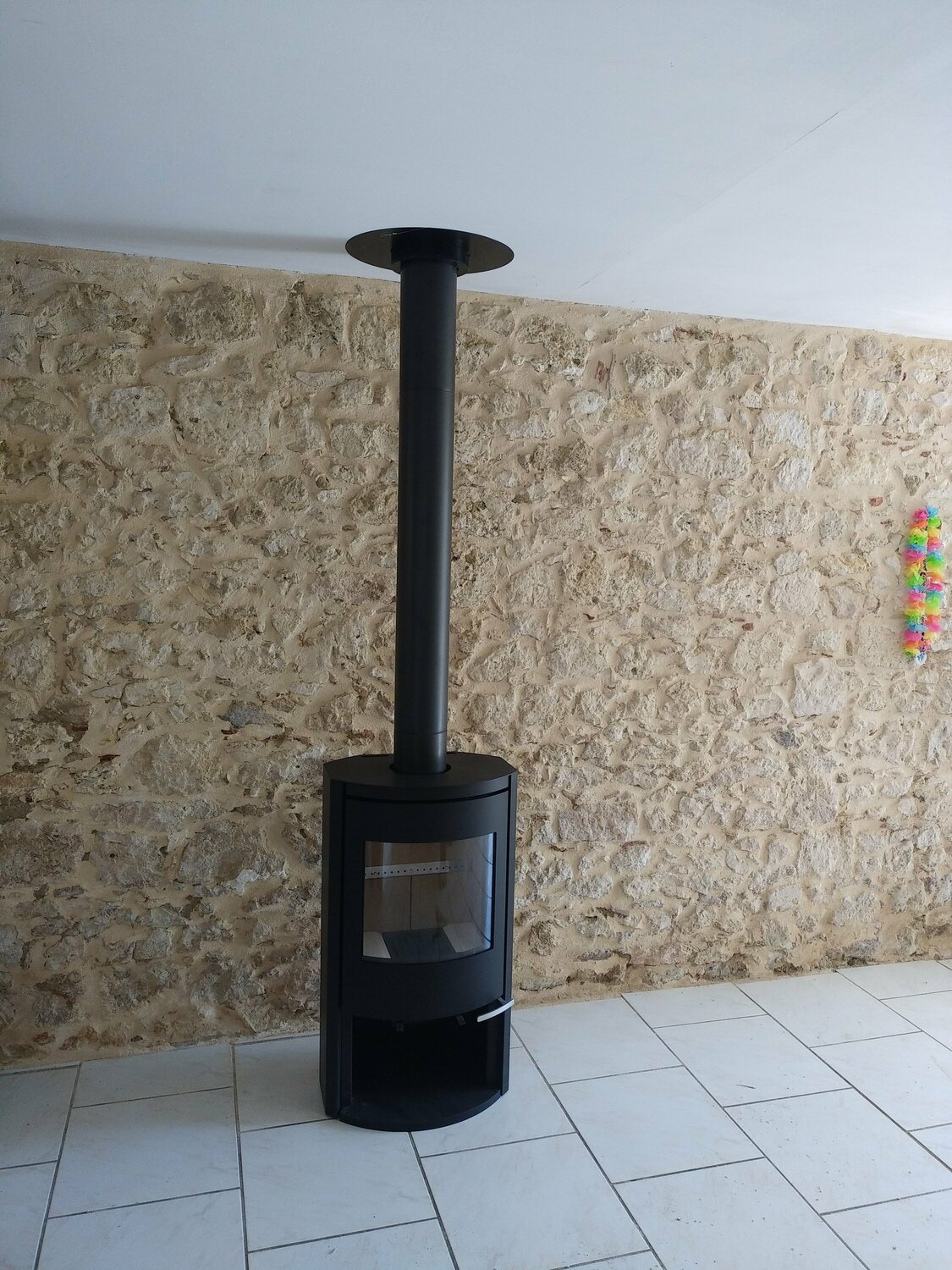 poêle à bûches CALLIOPE RAVELLI 6.5kW performant groupe JOTUL dans le Gers