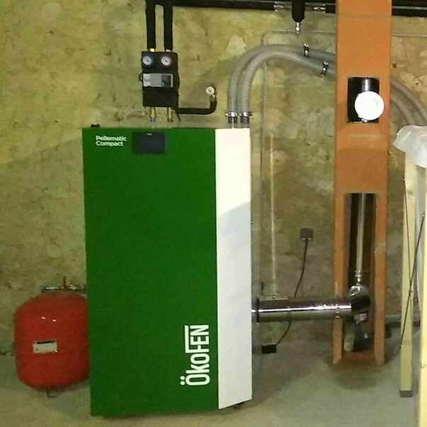 chaudière à granulés OKOFEN COMPACT 14kW dans le Gers